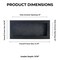 Elegant Charcoal Wood Shadow Box Frame with Acrylic Front - Dark Grey Suede Backing, 30 Sizes